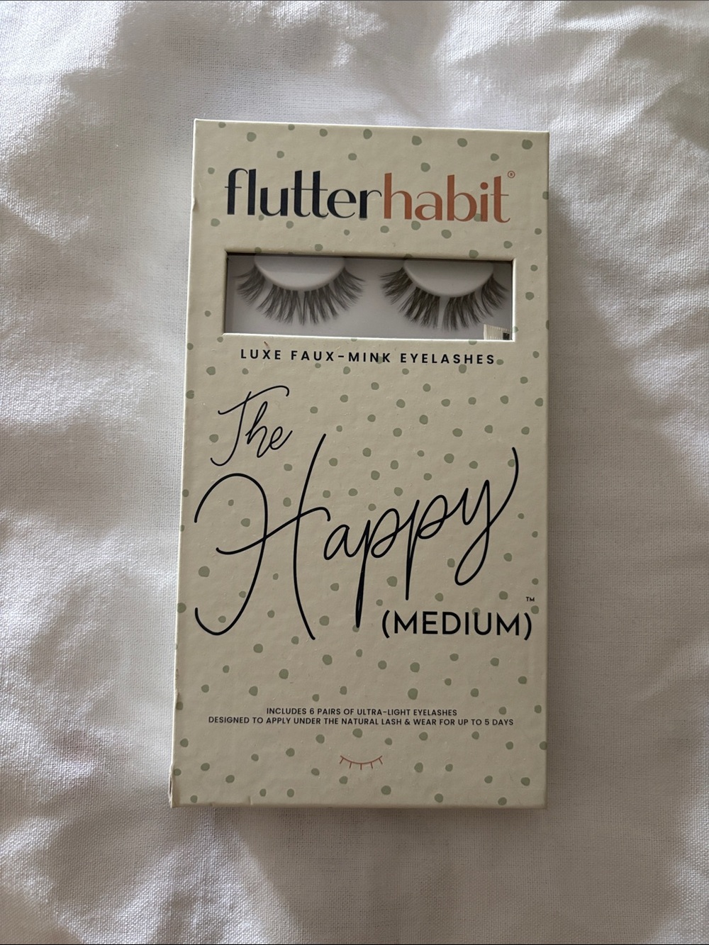 Flutter Habit The Happy Medium Faux-Mink Eyelashes - 6 pairs